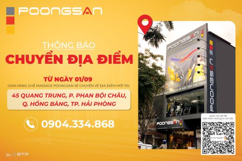 Thông báo chuyển địa điểm Showroom Poongsan - TTTM Big C Hải Phòng